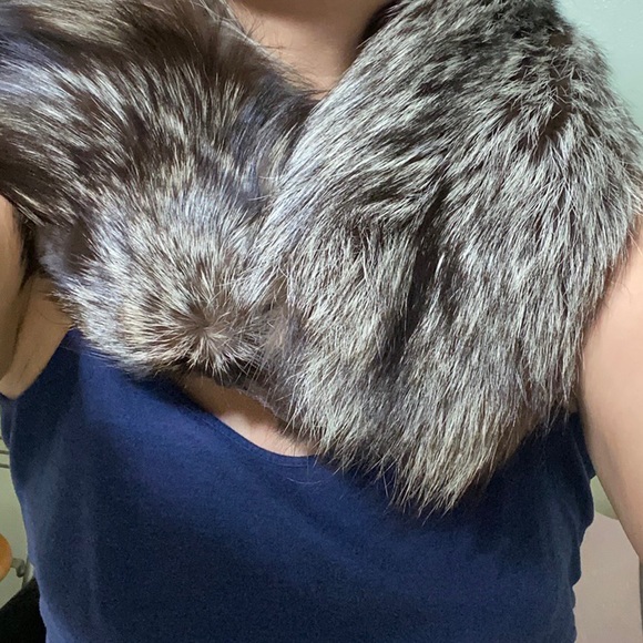 🖤🦊Real fox💕Vintage fur muffler